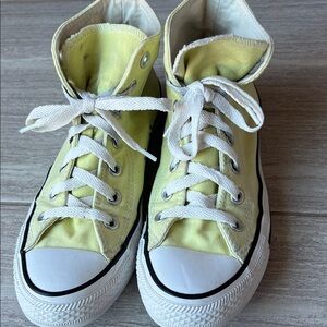 Yellow Women’s High-Top Sneakers